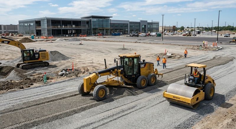 Parking Lot Gravel Repair in Gwinnett County, GA