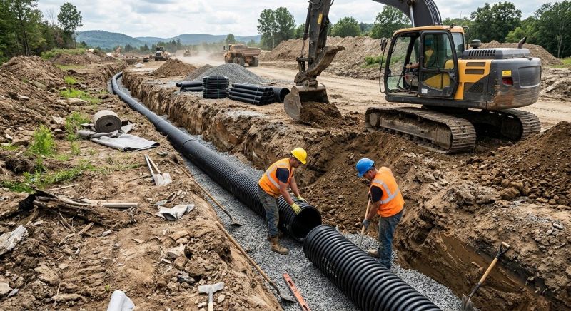 Drainage Trench Installation in Salt Lake City, UT