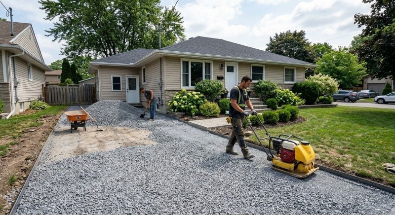 Gravel Walkway Installation in Waldorf, MD