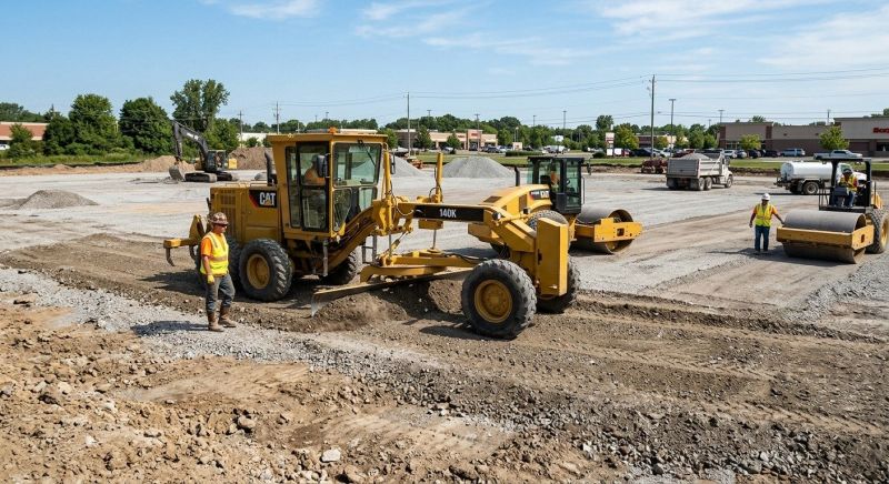 Parking Lot Excavation in Pearland, TX