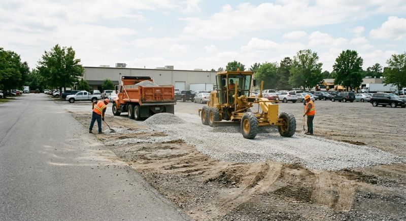 Parking Lot Gravel Repair in Marietta, GA